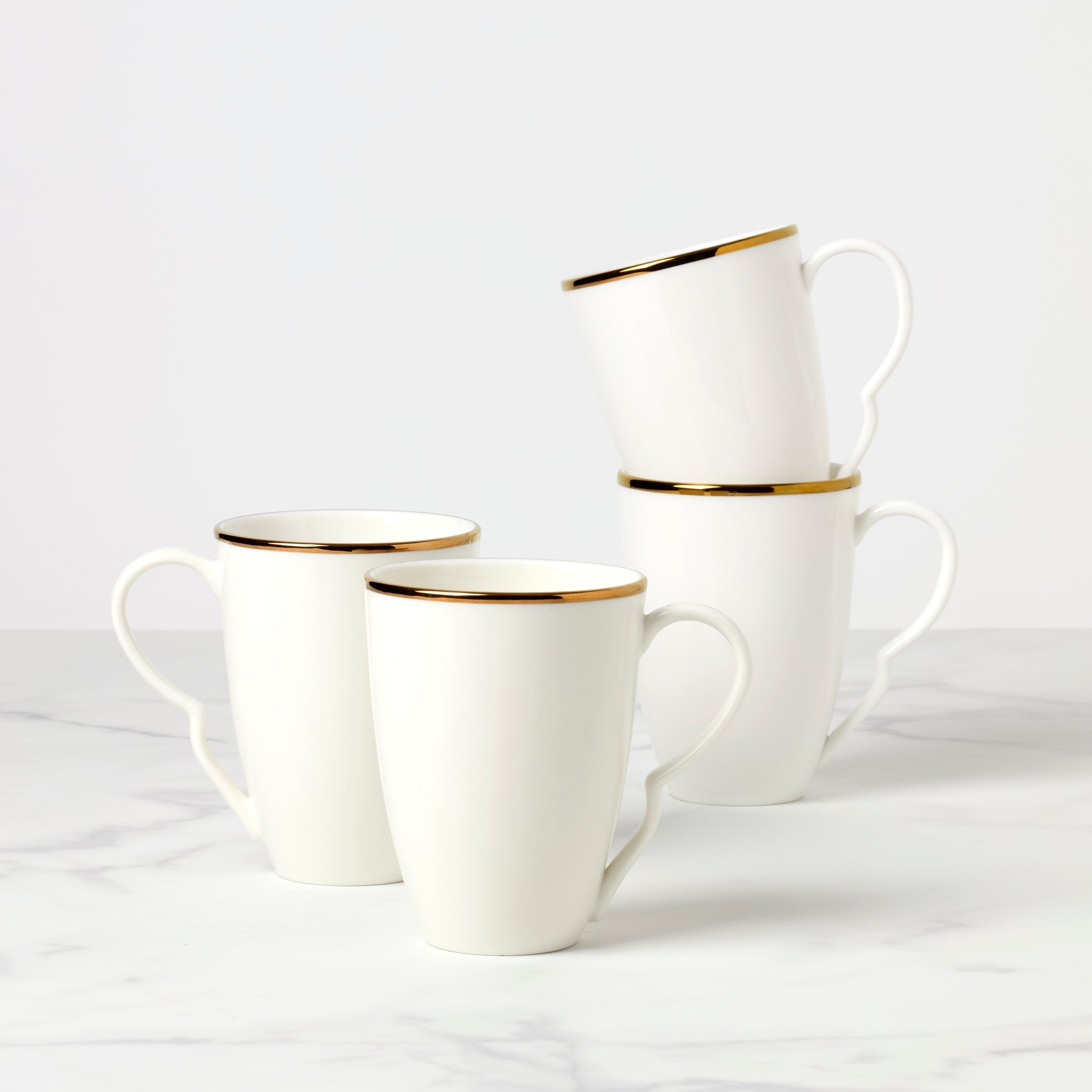 Lenox Westmore Contempo Luxe Mugs, Set of 4