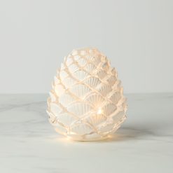 Lenox Westmore White Pinecone Led Light