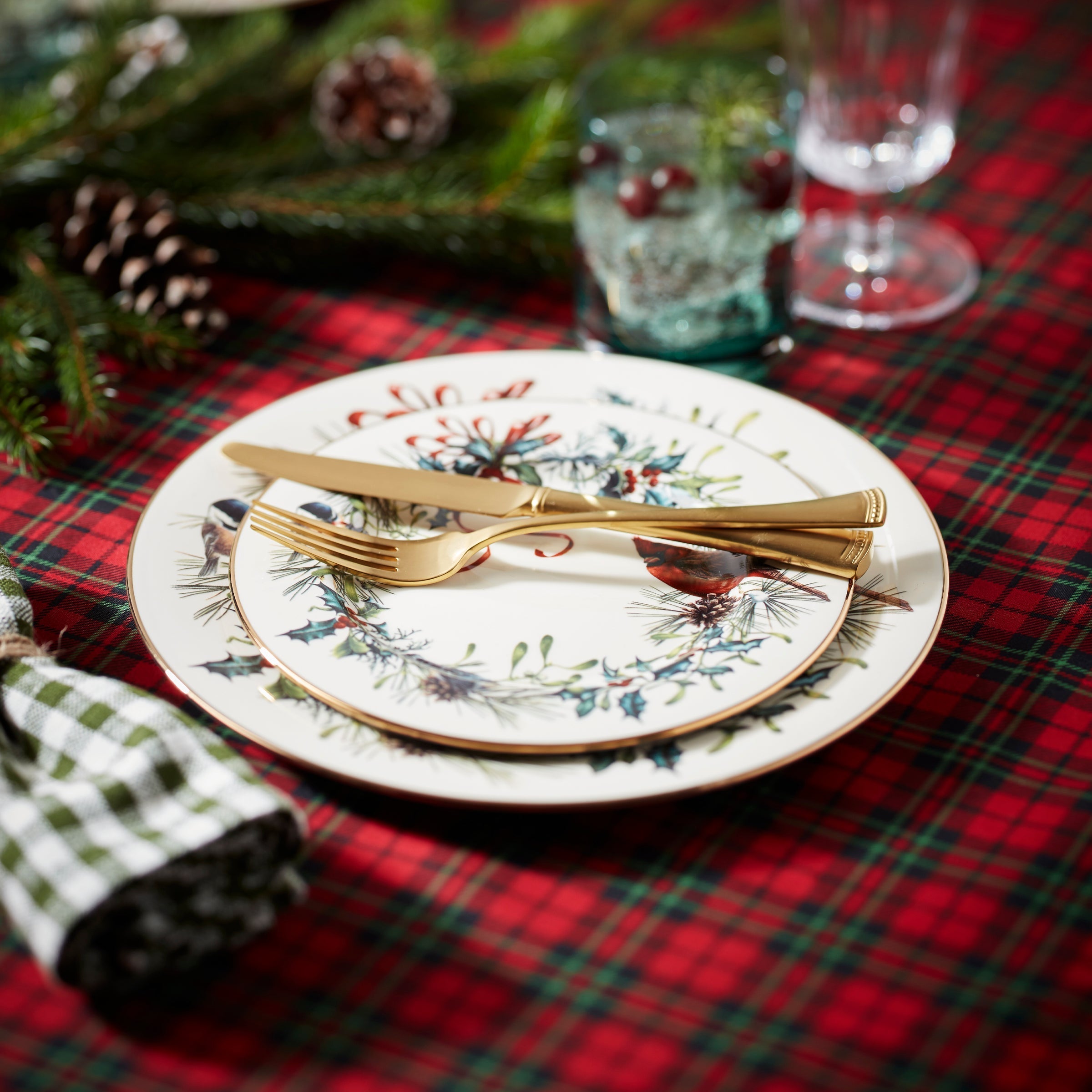 Lenox Westmore Winter Greetings Salad Plate - Image 3