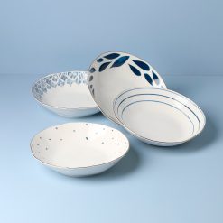 Lenox Westmore Blue Bay Dinner Bowls, Set of 4
