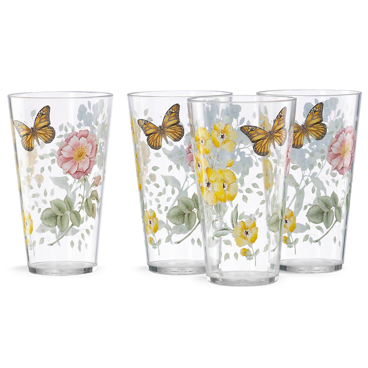 Lenox Westmore Butterfly Meadow Acrylic Highball Glasses, Set of 4 - Image 2