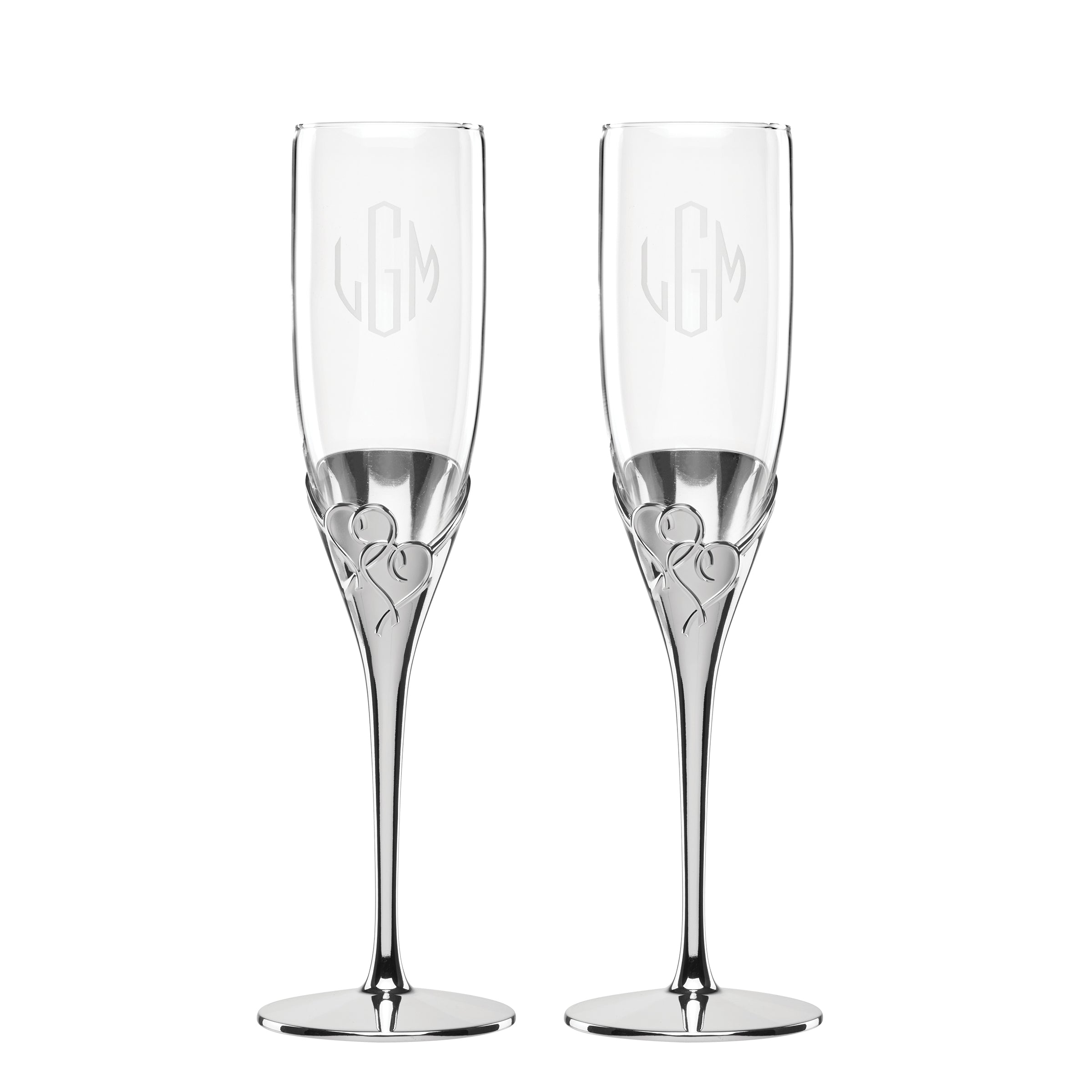 Lenox Westmore Personalized True Love 2-Piece Toasting Flute Set - Image 4