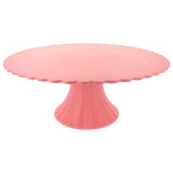 Lenox Westmore Bamboo Pink Large Cake Stand