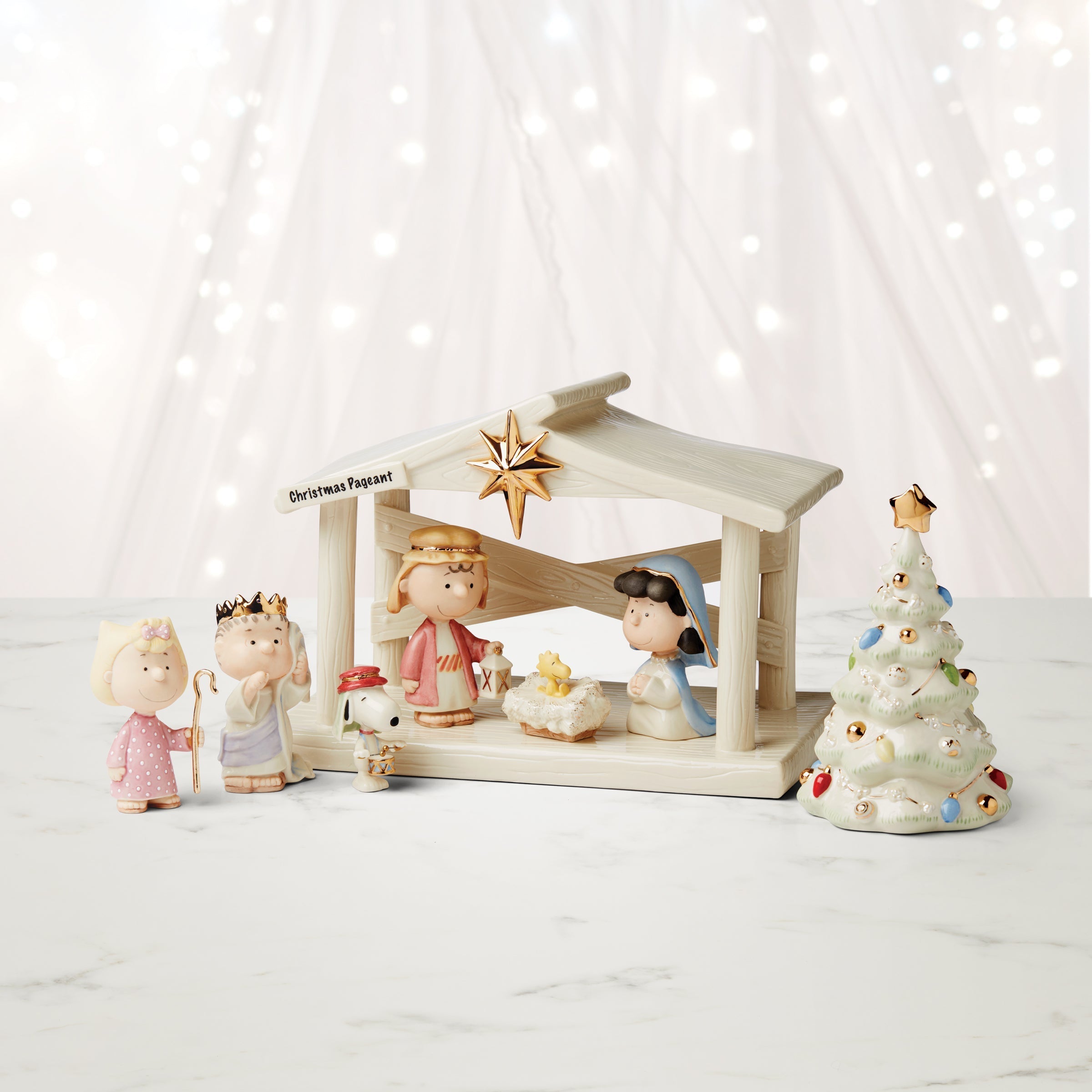 Lenox Westmore Peanuts The Christmas Pageant Creche - Image 3