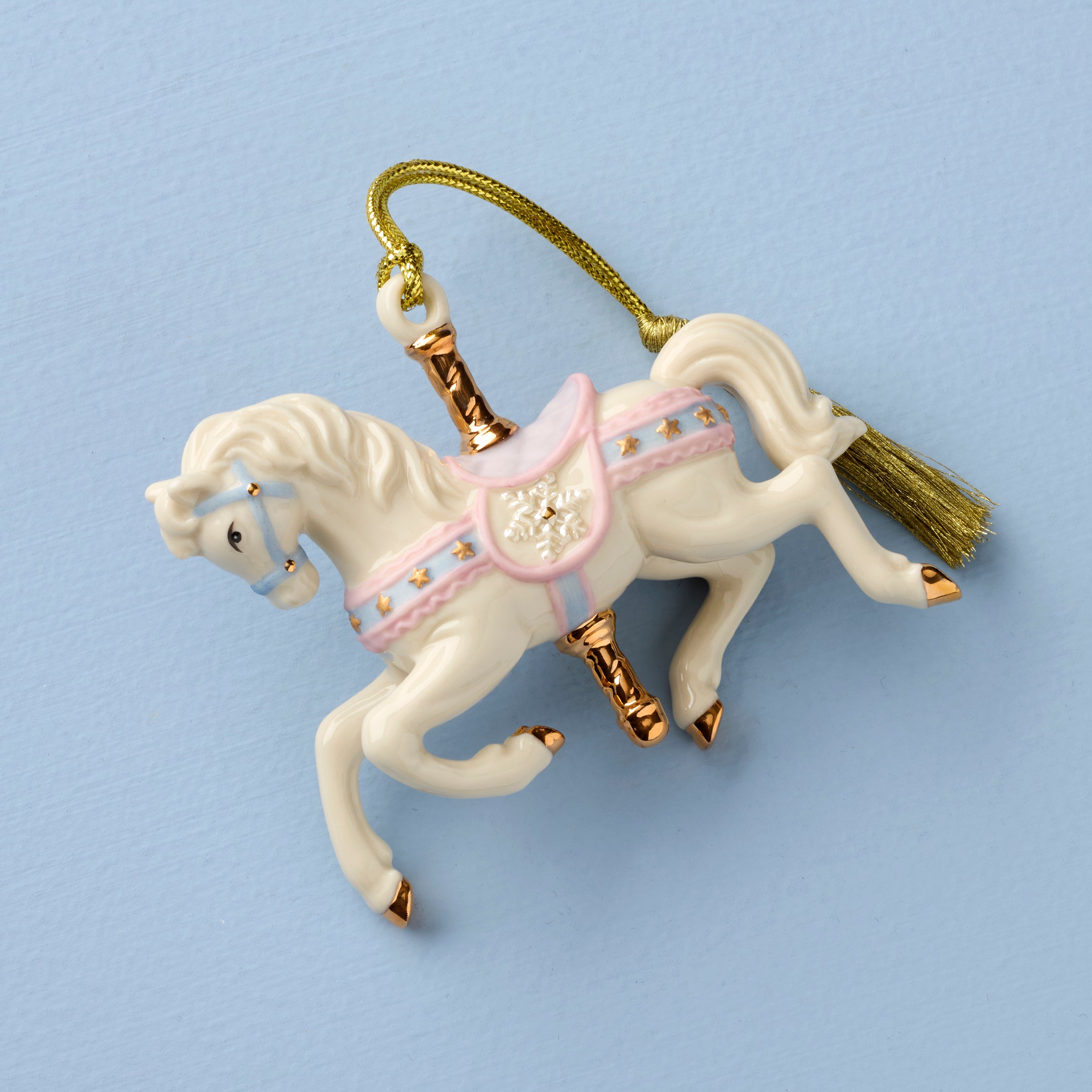 Lenox Westmore Snowflake Carousel Horse Ornament - Image 2