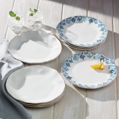 Alternative view of Lenox Westmore Blue Bay White Dinner Plates, Set of 4