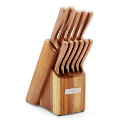 Lenox Westmore Hammered Copper 12-Piece Cutlery Block Set
