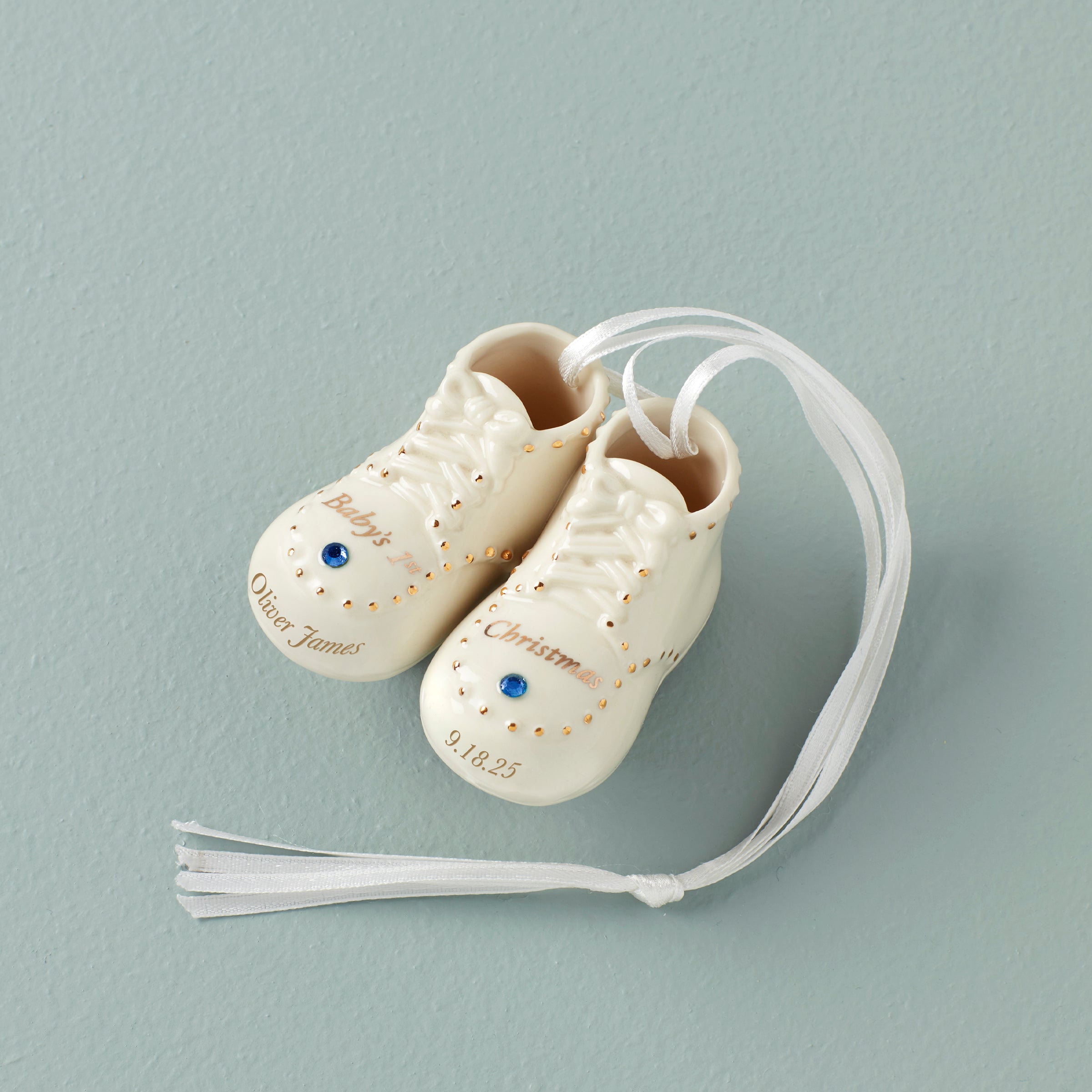 Lenox Westmore Personalized Baby's First Steps Ornament