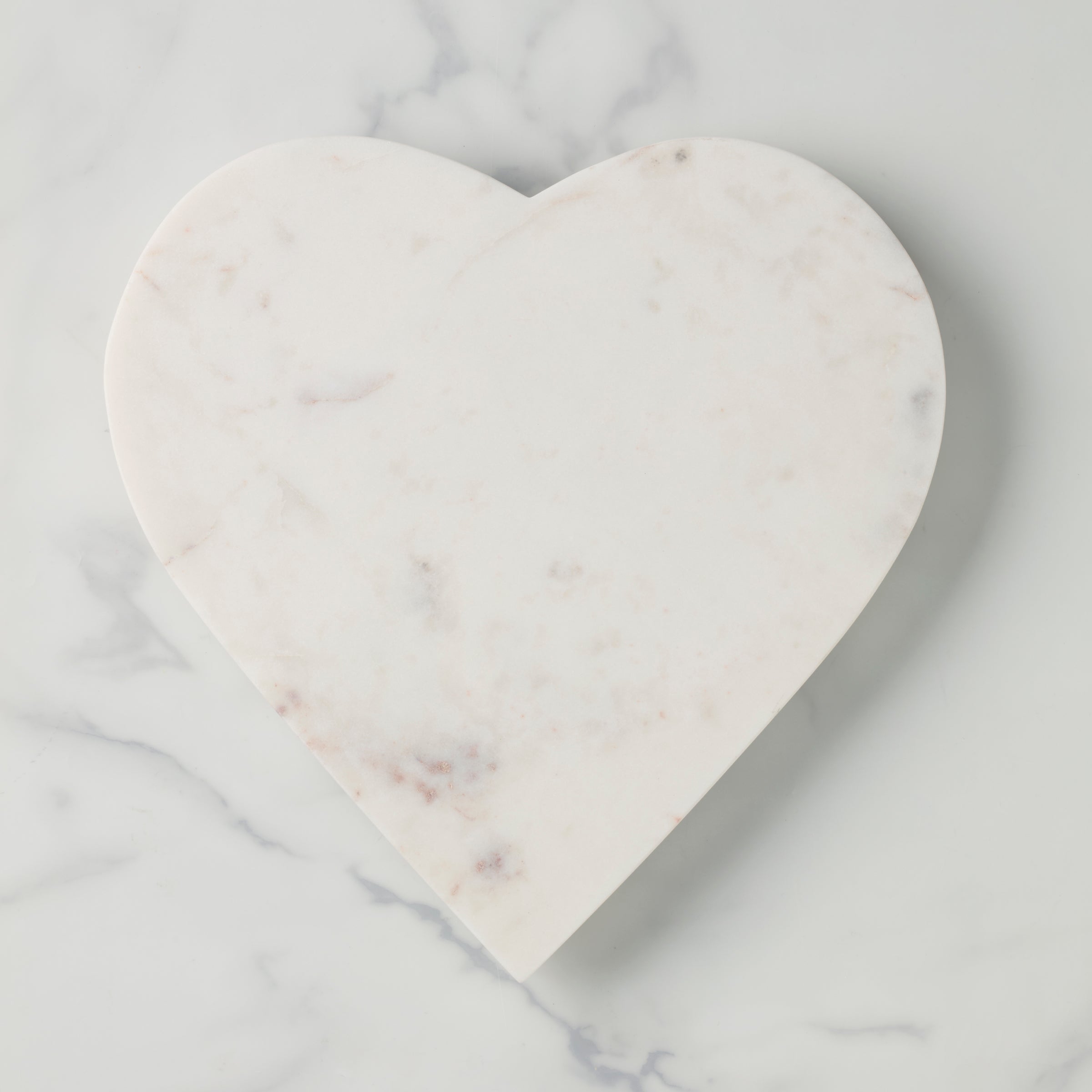 Lenox Westmore White Marble Heart Shaped Serving Board