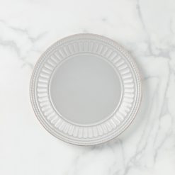 Lenox Westmore French Perle Groove Dove Dessert Plate