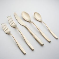 Alternative view of Lenox Westmore Averie Champagne Satin 20-Piece Flatware Set