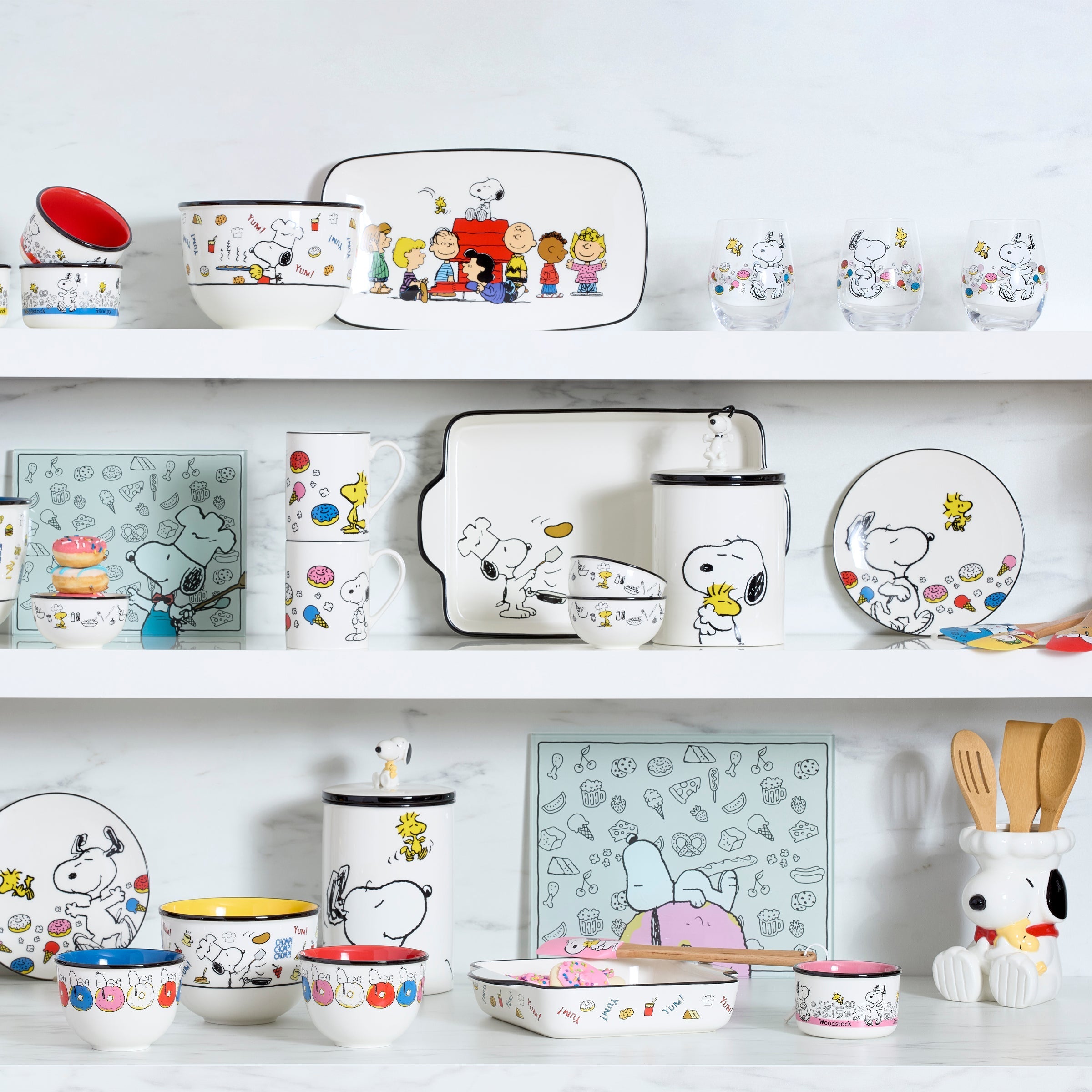 Lenox Westmore Chef Snoopy Tumblers, Set of 4 - Image 2