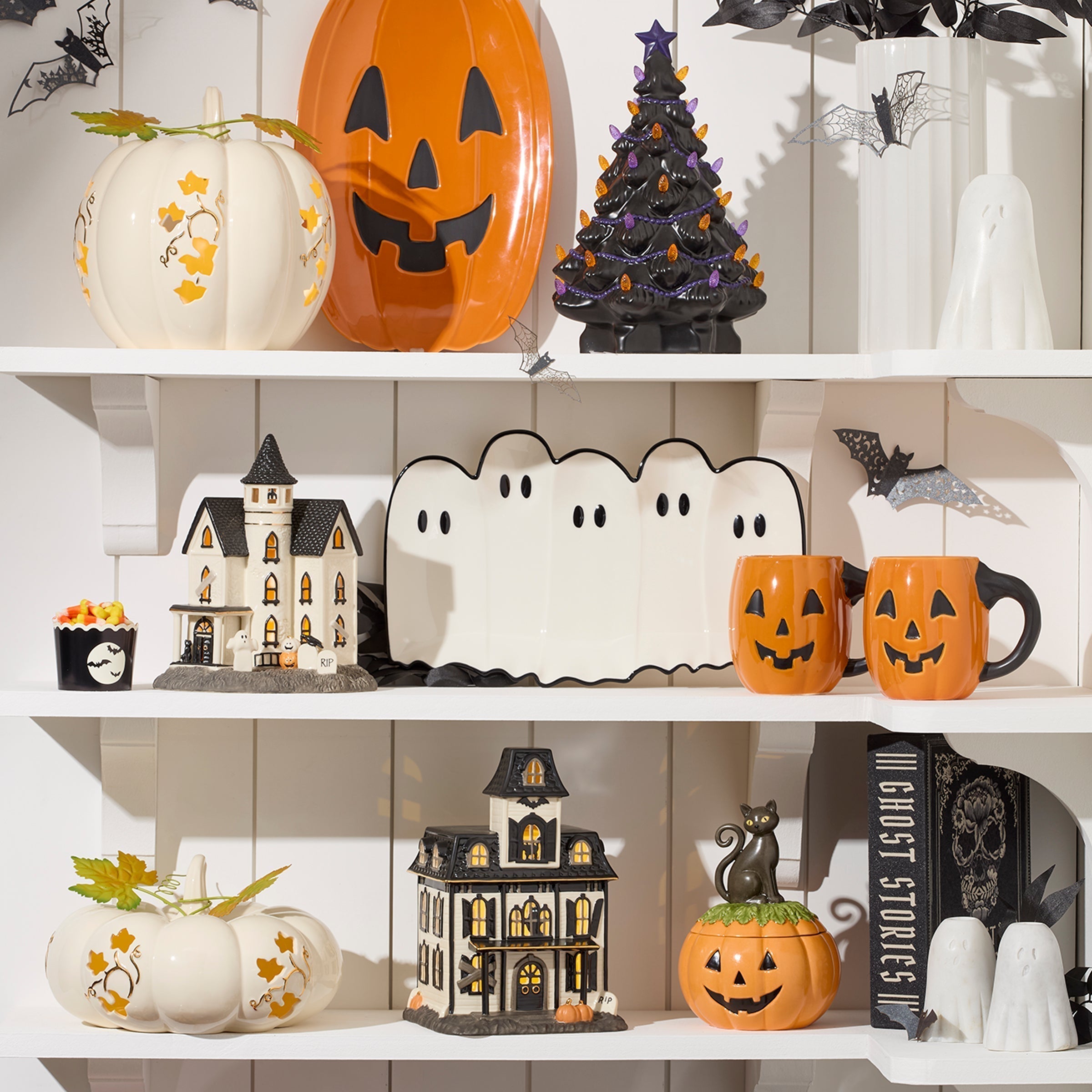 Lenox Westmore Vintage Halloween Lit House Figurine - Image 4