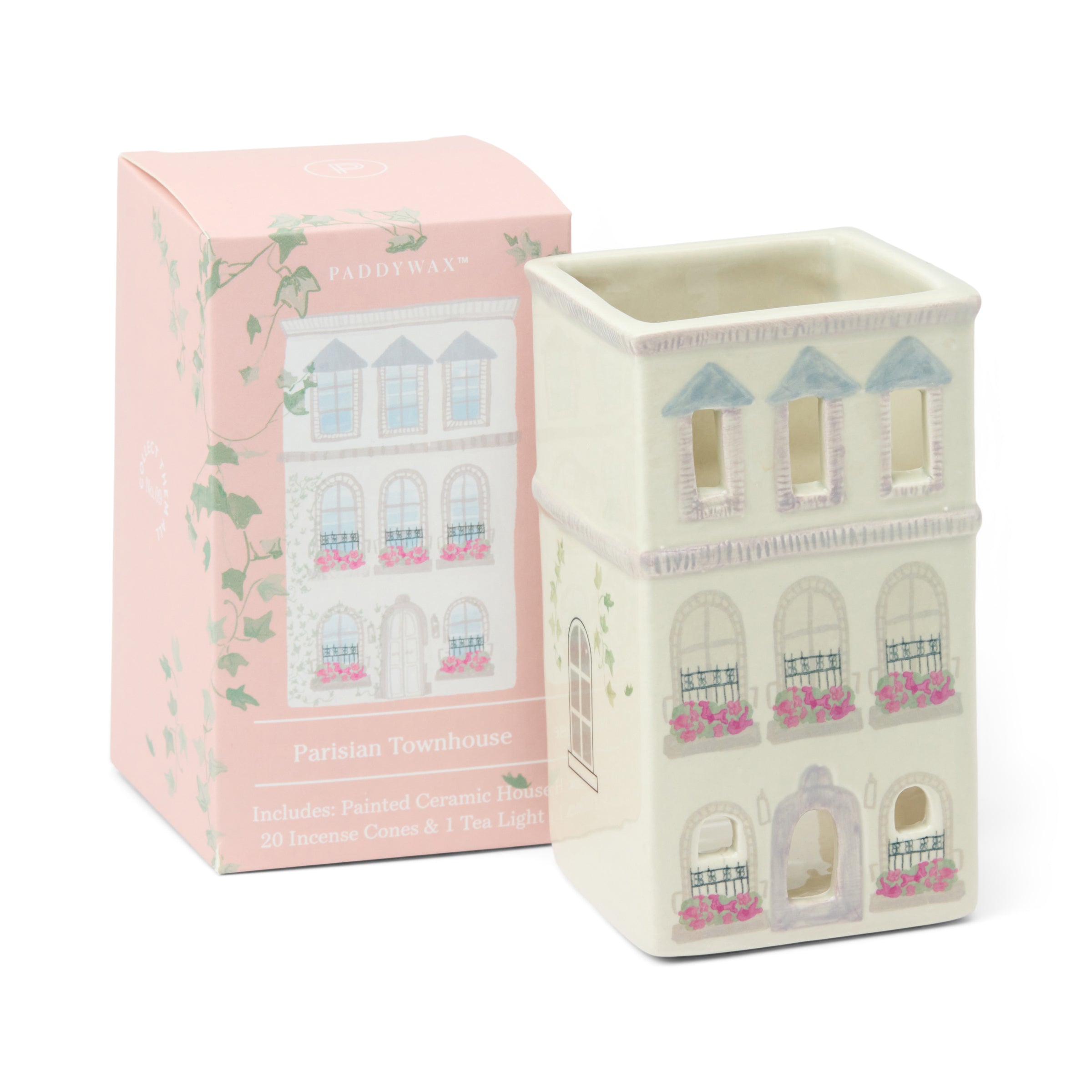 Lenox Westmore Parisian Townhouse Incense & Tea Light Holder