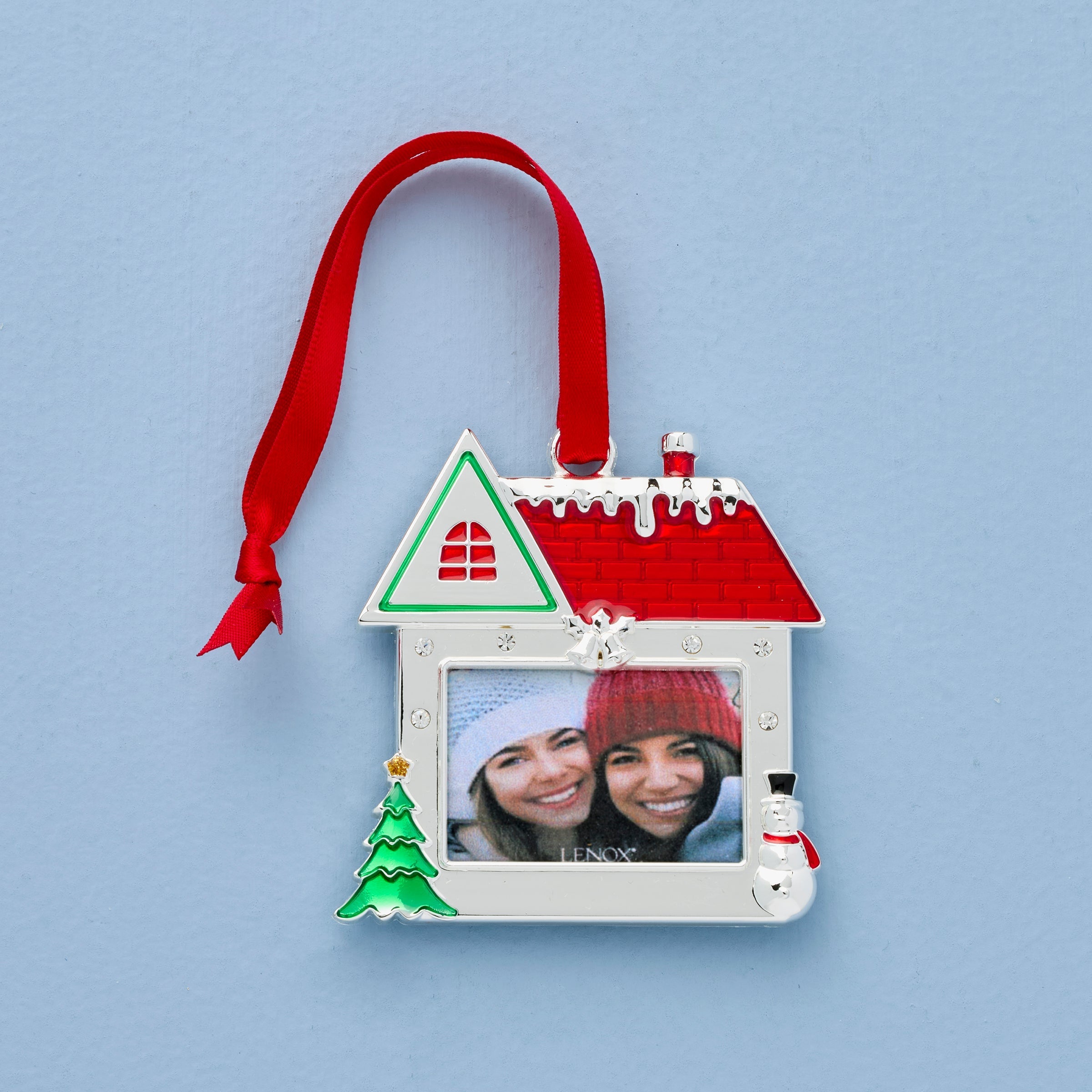 Lenox Westmore House Photo Frame Silverplate Ornament
