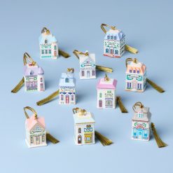 Lenox Westmore Lenox Spice Village 10-Piece Mini Ornament Set