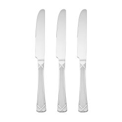 Lenox Westmore Evansville Frosted Dinner Knives, Set of 3
