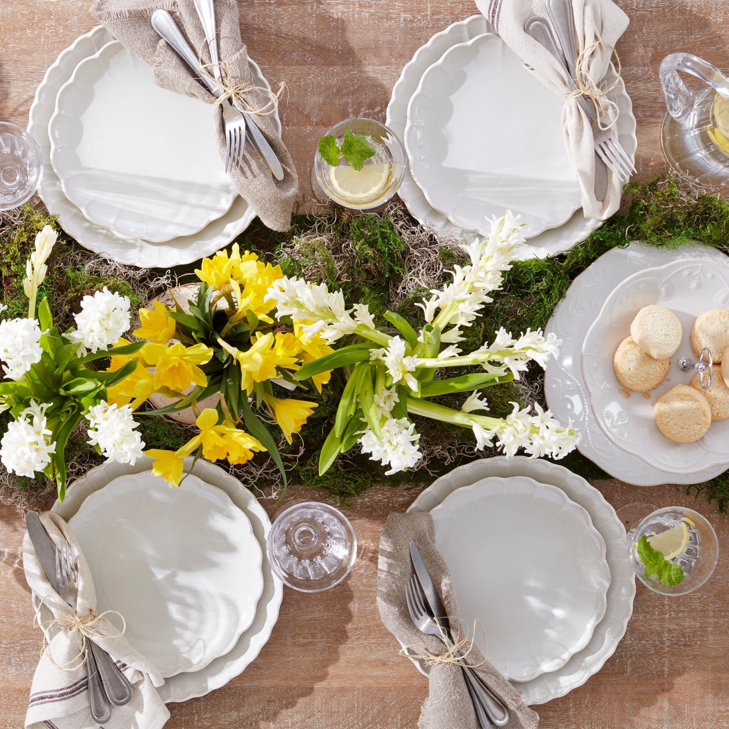 Lenox Westmore French Perle Scallop White 4-Piece Place Setting - Image 11