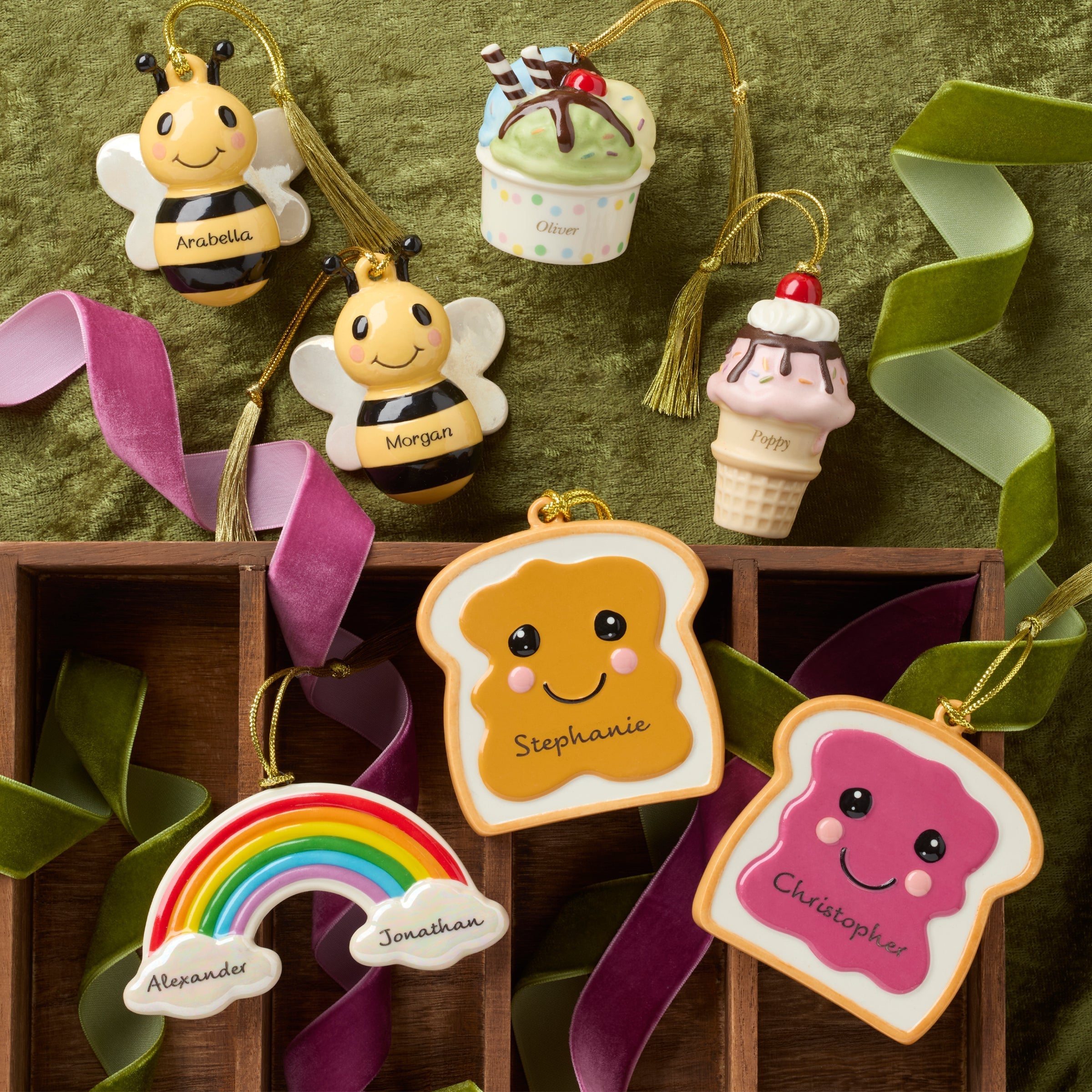 Lenox Westmore Personalized Rainbow Ornament - Image 3