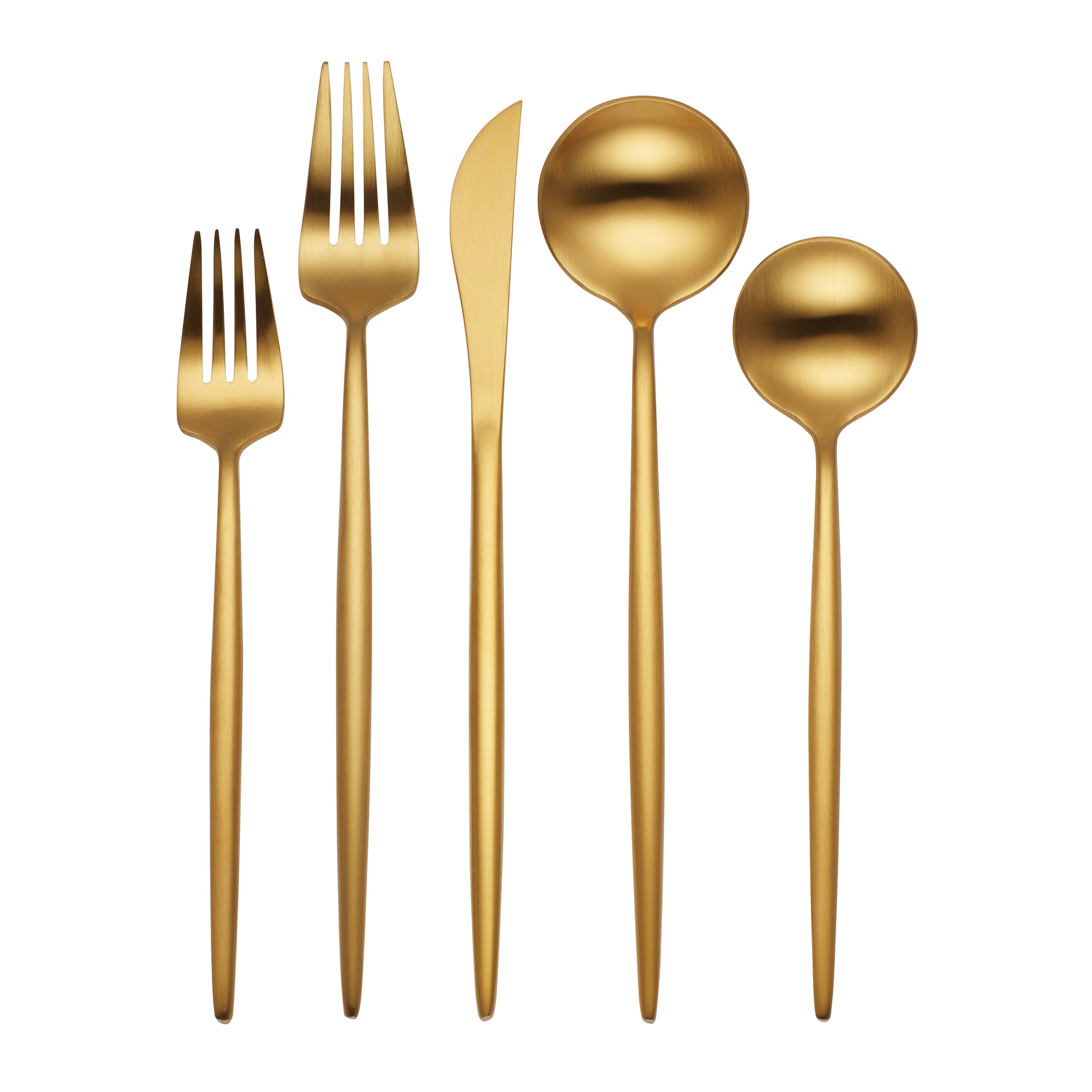 Lenox Westmore Zephyr Gold Satin 45-Piece Flatware Set