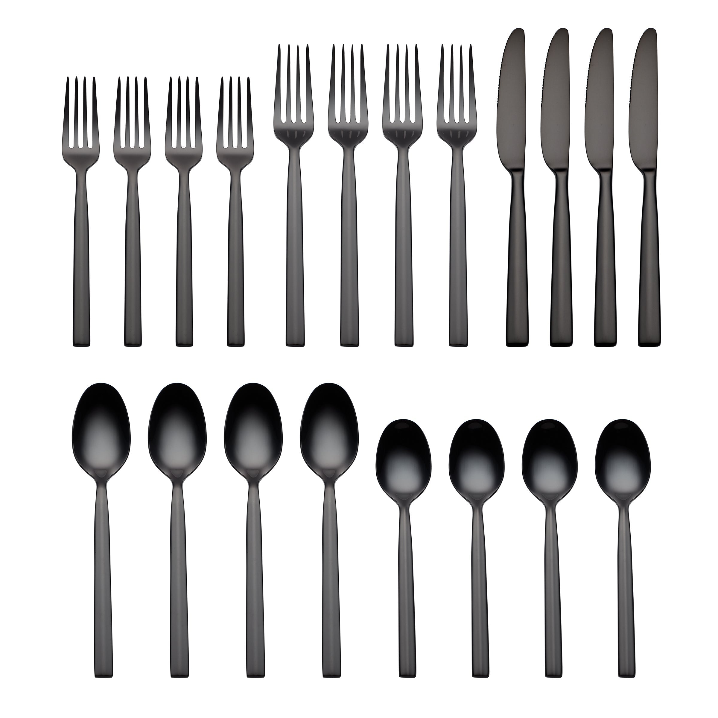 Lenox Westmore Aero Black Mirror 20-Piece Flatware Set - Image 2
