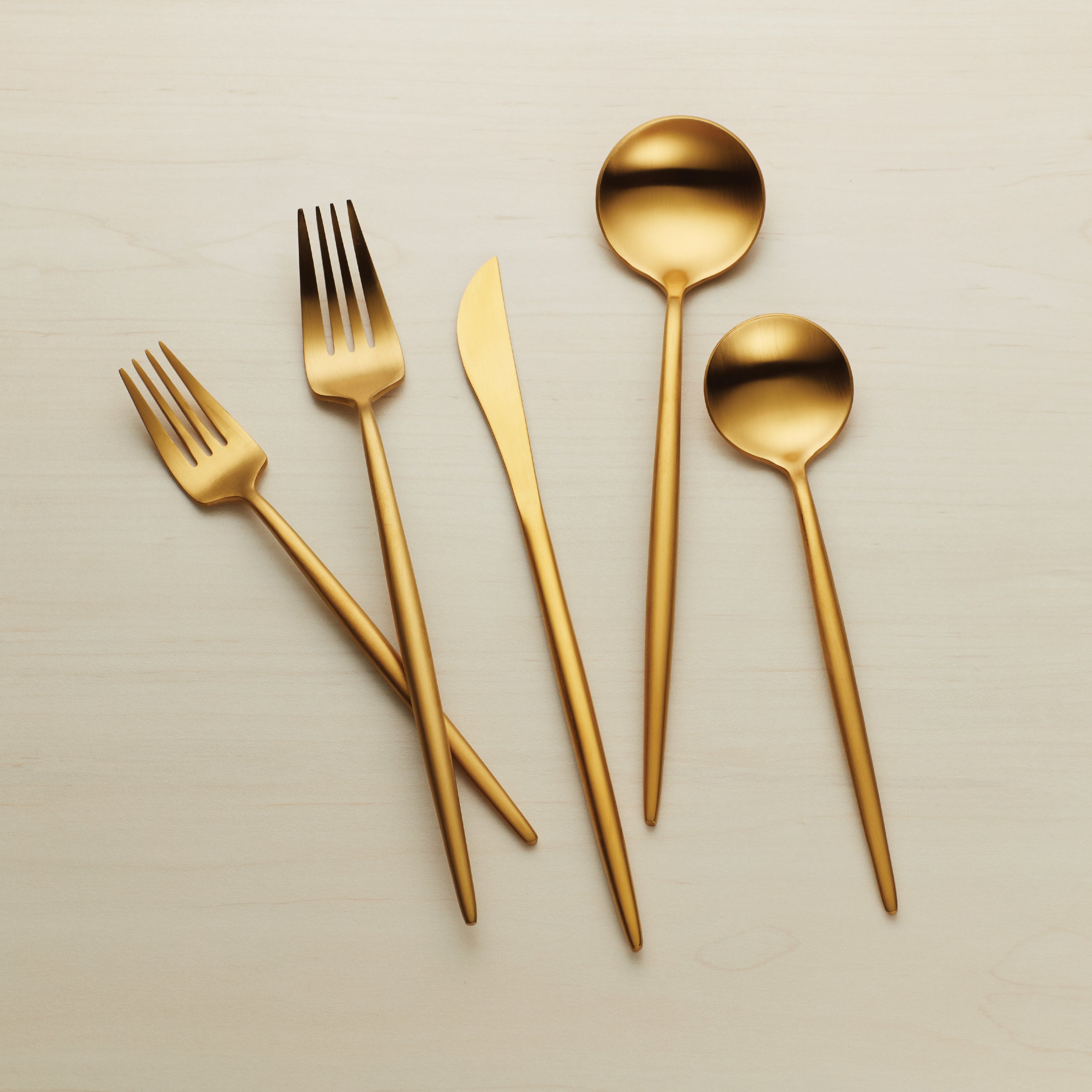 Lenox Westmore Zephyr Gold Satin 45-Piece Flatware Set - Image 9