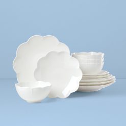 Lenox Westmore Studio 1414 Scallop 12-Piece Dinnerware Set