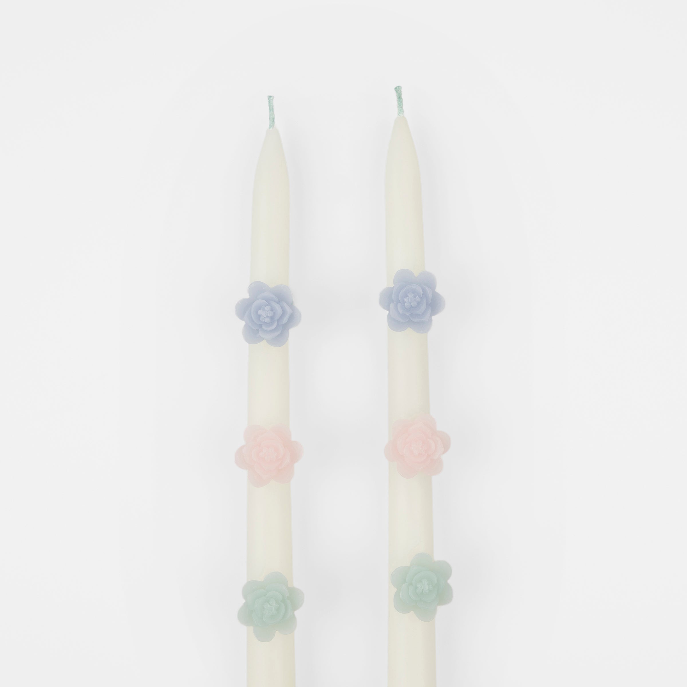 Lenox Westmore Pastel Flowers Taper Candles, Set of 2 - Image 6