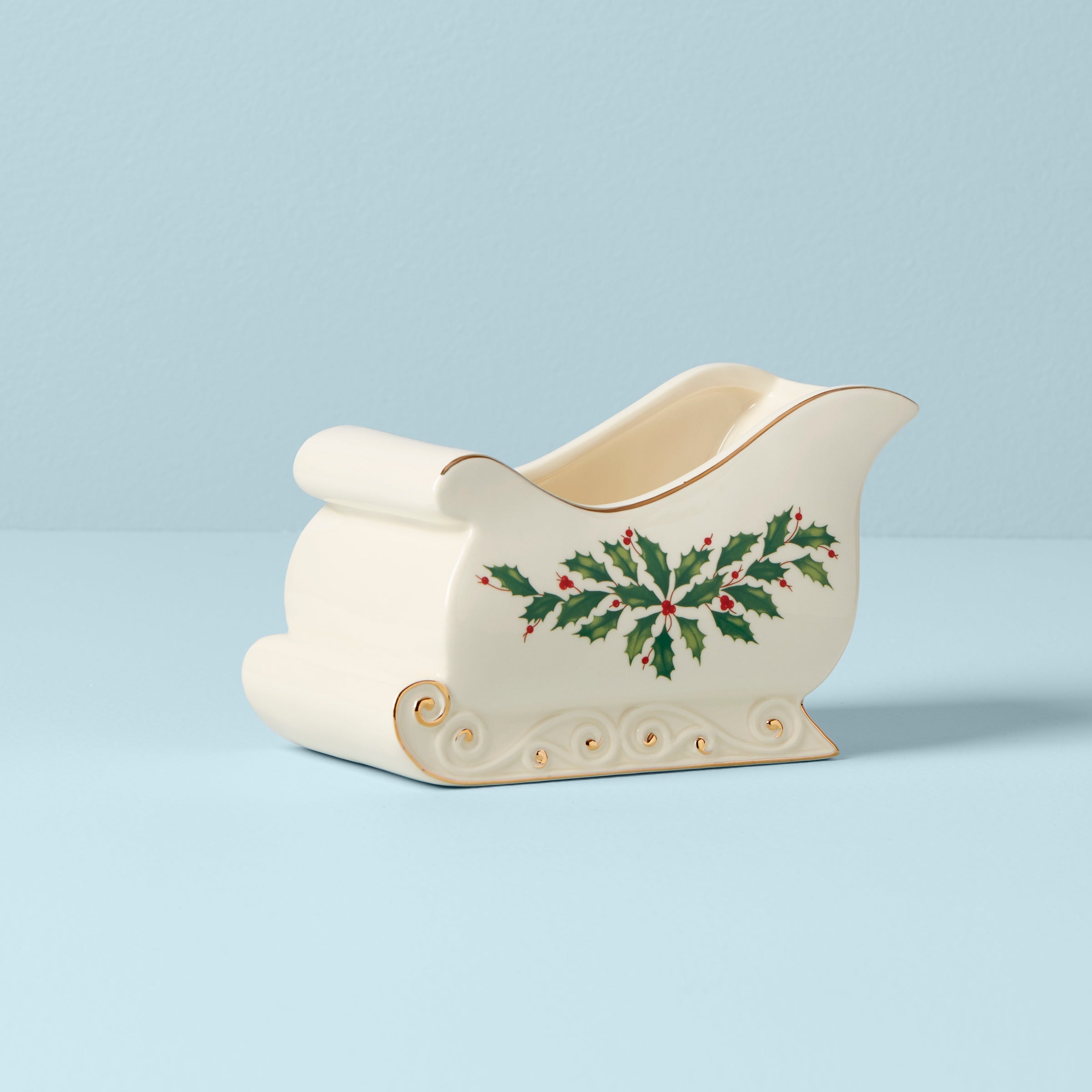 Lenox Westmore Holiday Sleigh Candy Dish