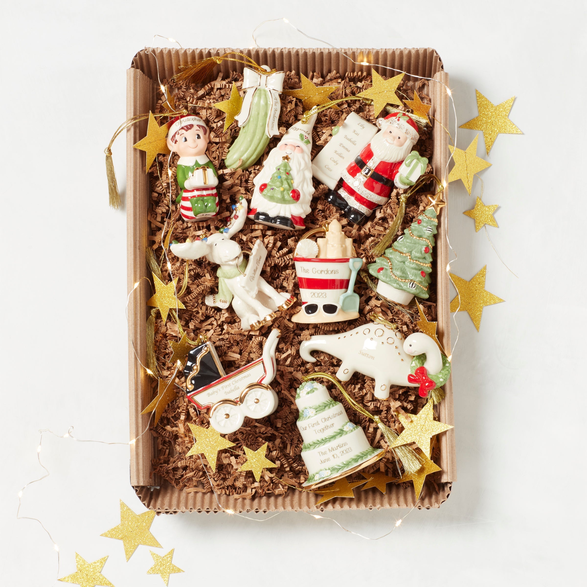 Lenox Westmore Personalized Christmas Elf Ornament - Image 5