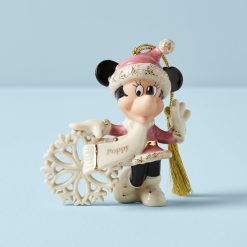 Lenox Westmore Personalized Minnie Mouse Snowflake Ornament