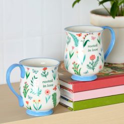 Alternative view of Lenox Westmore First Blooms Blue Mugs, Set of 2