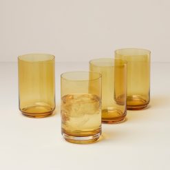 Alternative view of Lenox Westmore Tuscany Classics Stackable Amber Coolers, Set of 4