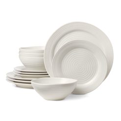 Lenox Westmore Ridge White 12-Piece Dinnerware Set