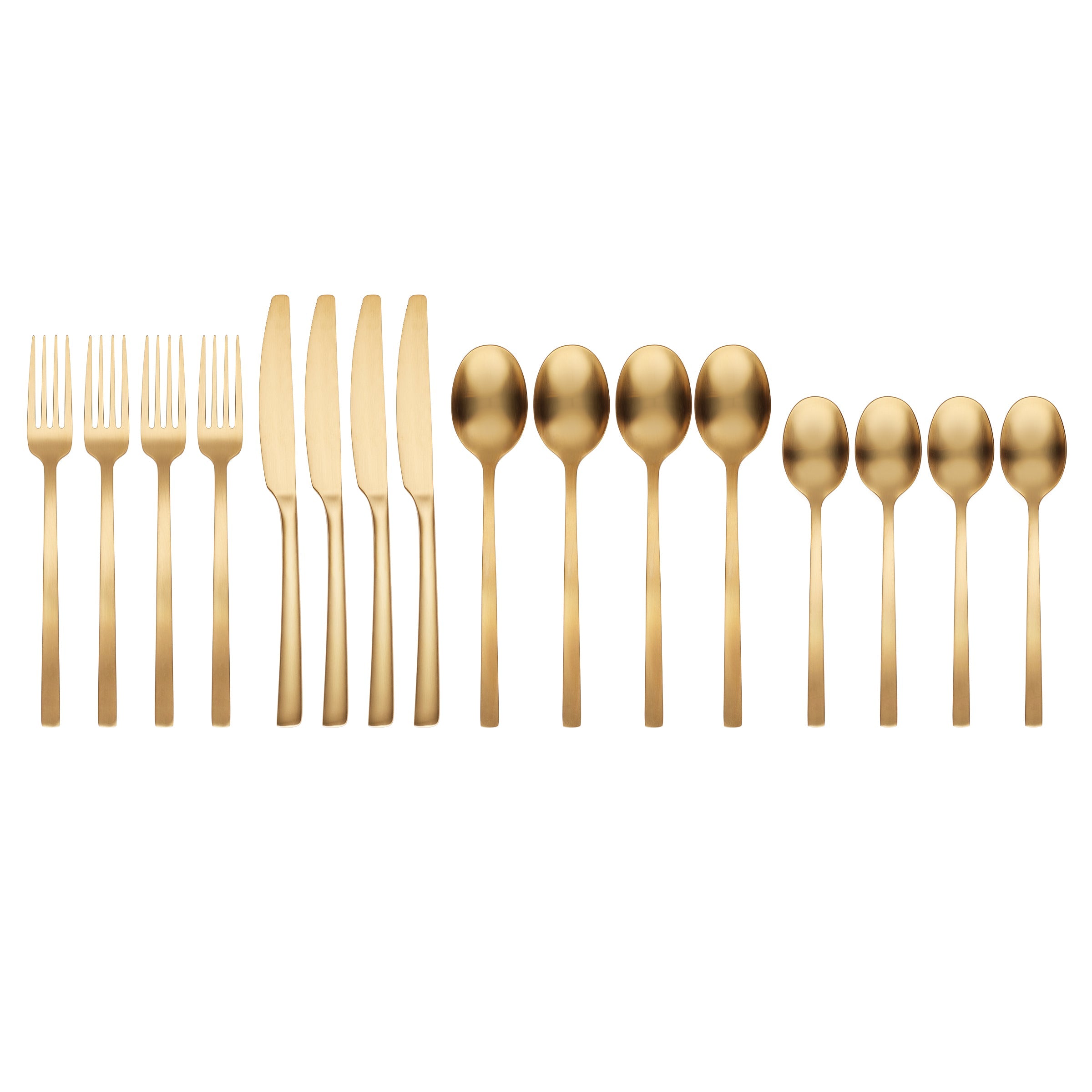 Lenox Westmore Beacon Gold Satin 16-Piece Flatware Set - Image 2