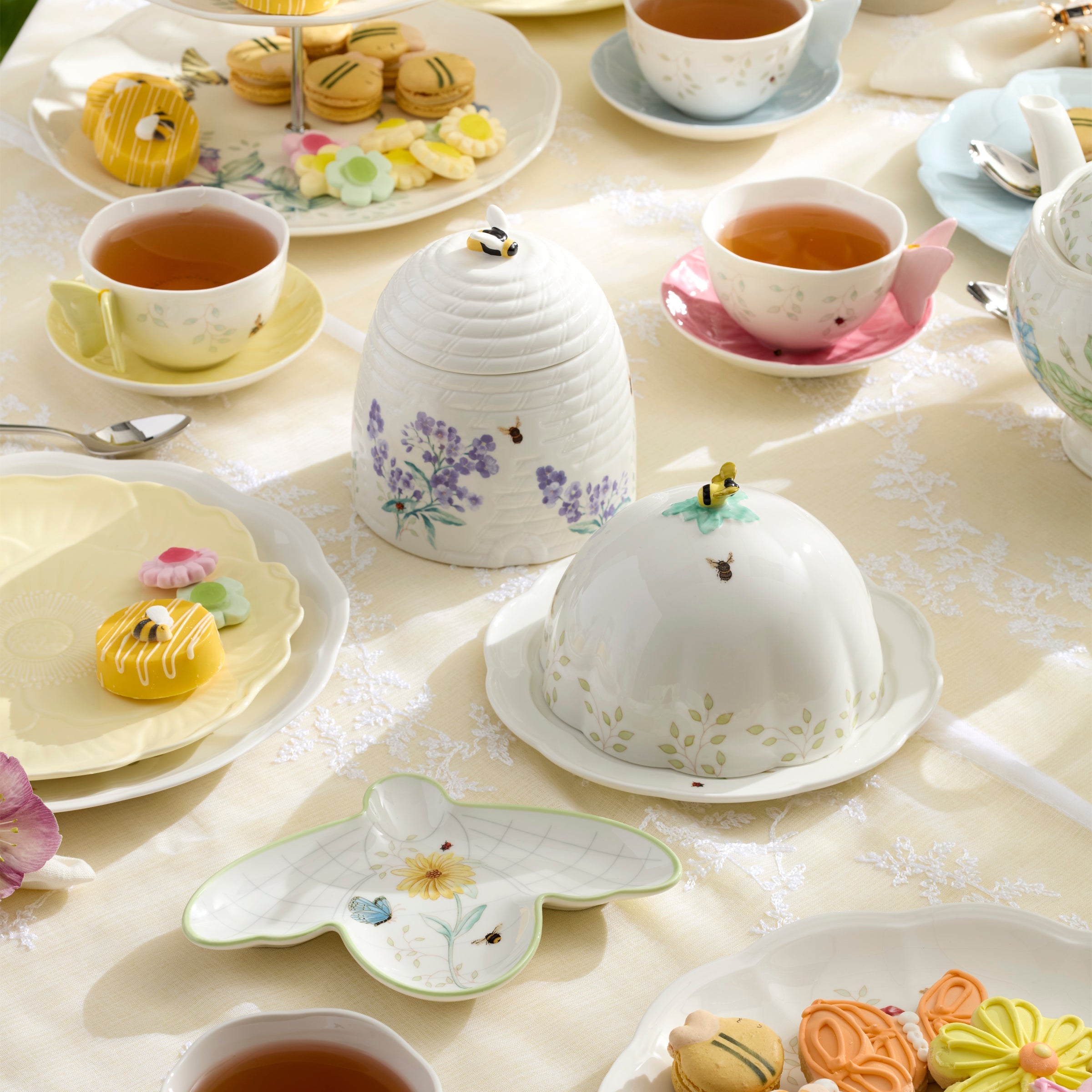 Lenox Westmore Butterfly Meadow Covered Butter Dish - Image 6