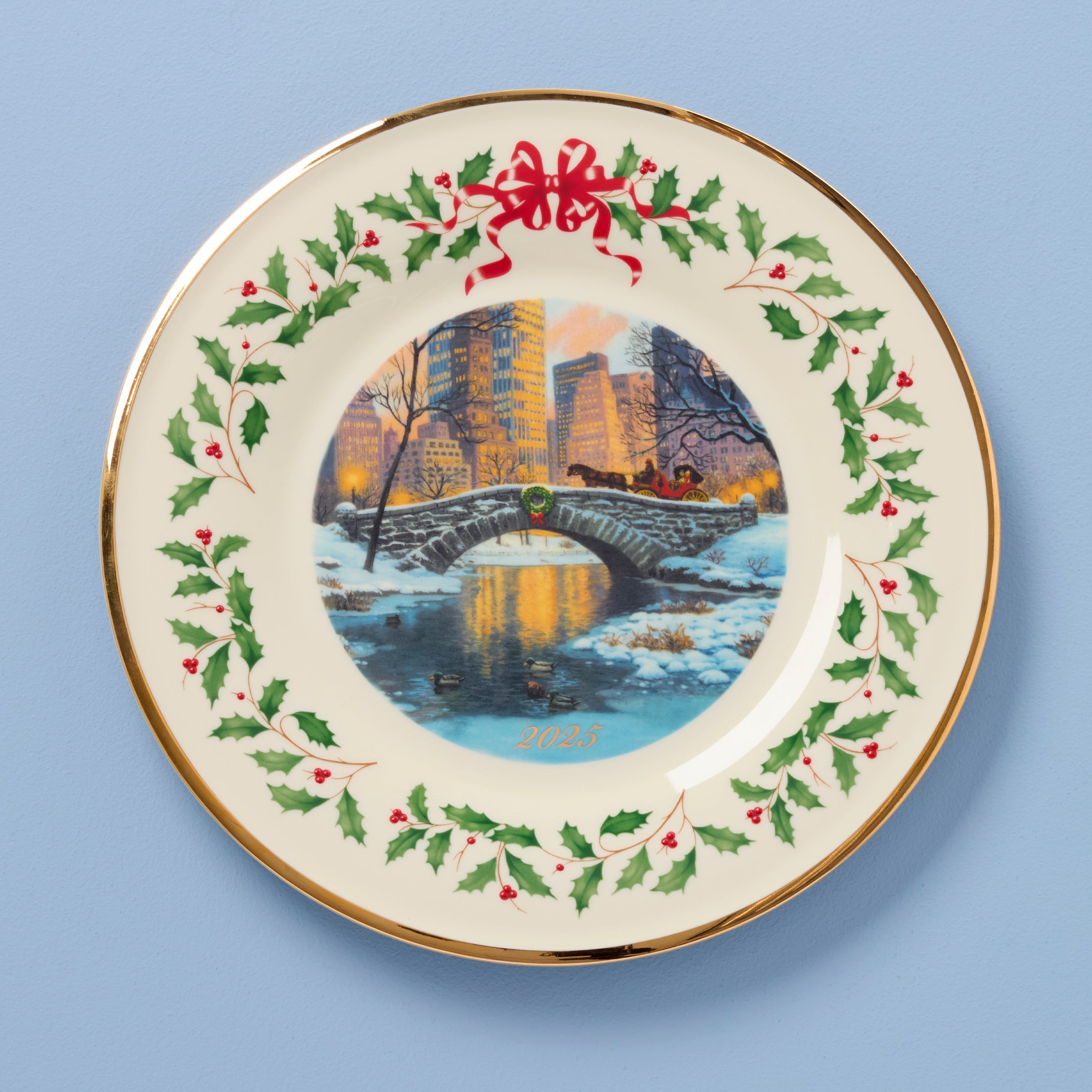 Lenox Westmore 2025 Annual Holiday Plate Night Snow