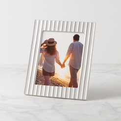 Lenox Westmore French Perle Scallop White 8x10 Photo Frame
