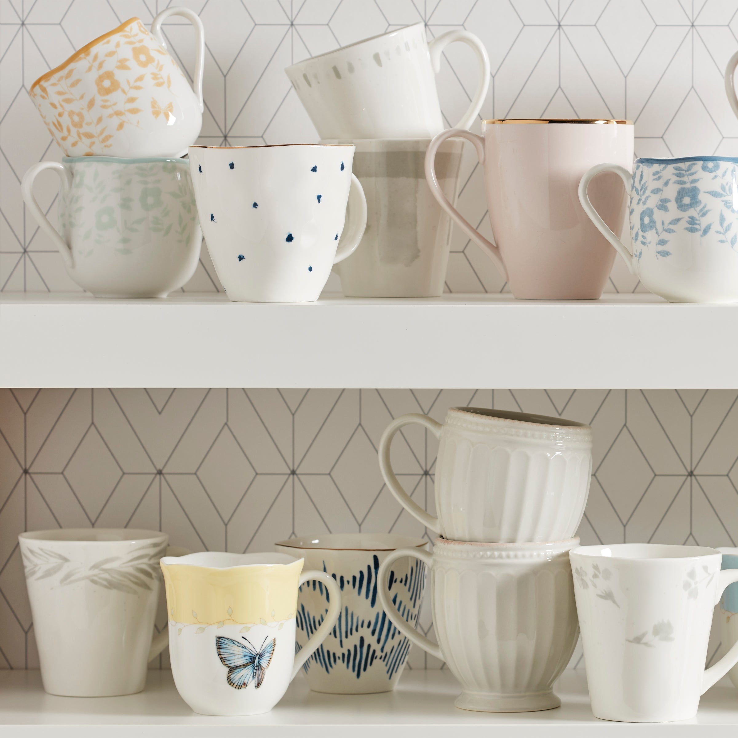 Lenox Westmore Oyster Bay Assorted Mugs, Set of 4 - Image 4