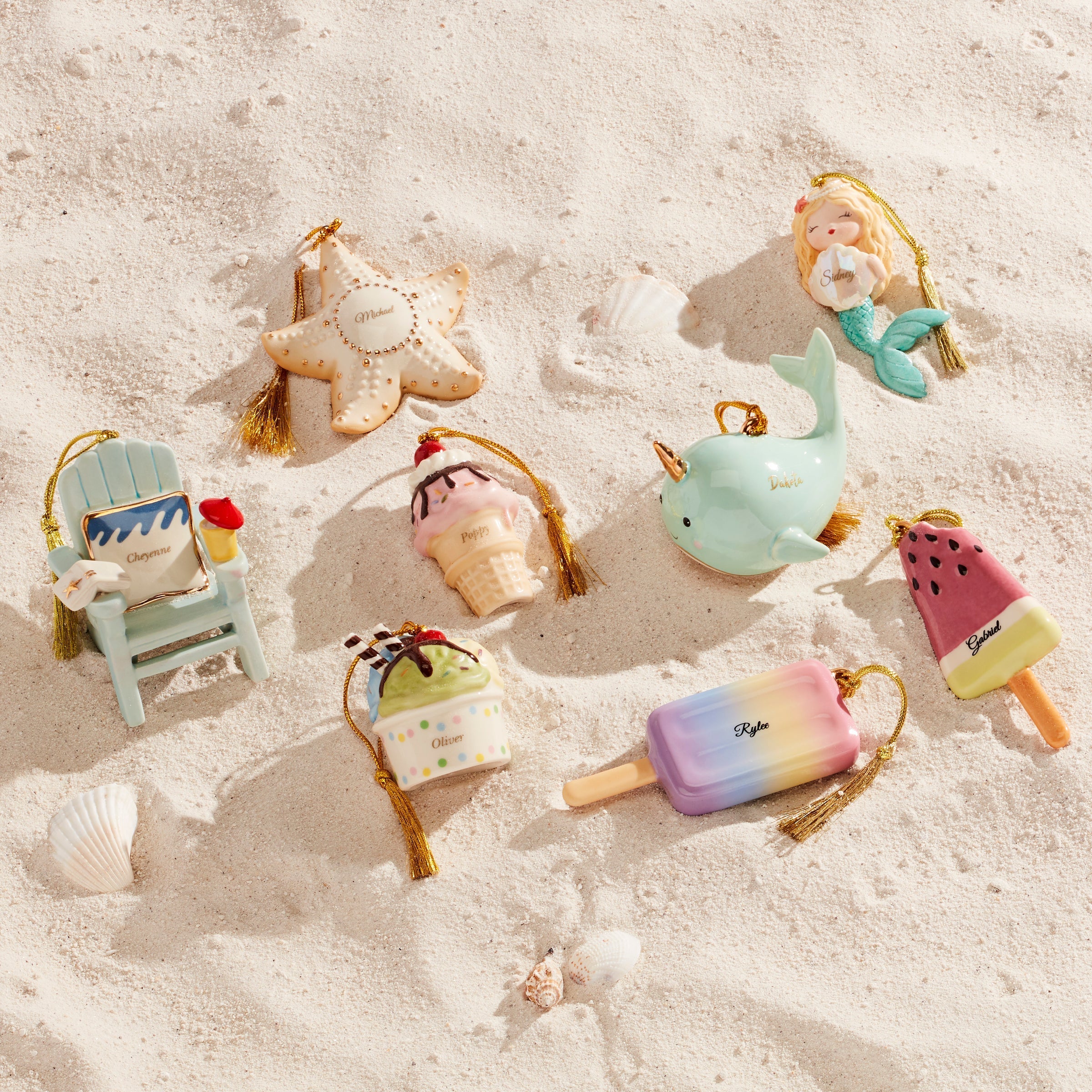 Lenox Westmore Personalized Beach Chair Ornament - Image 7