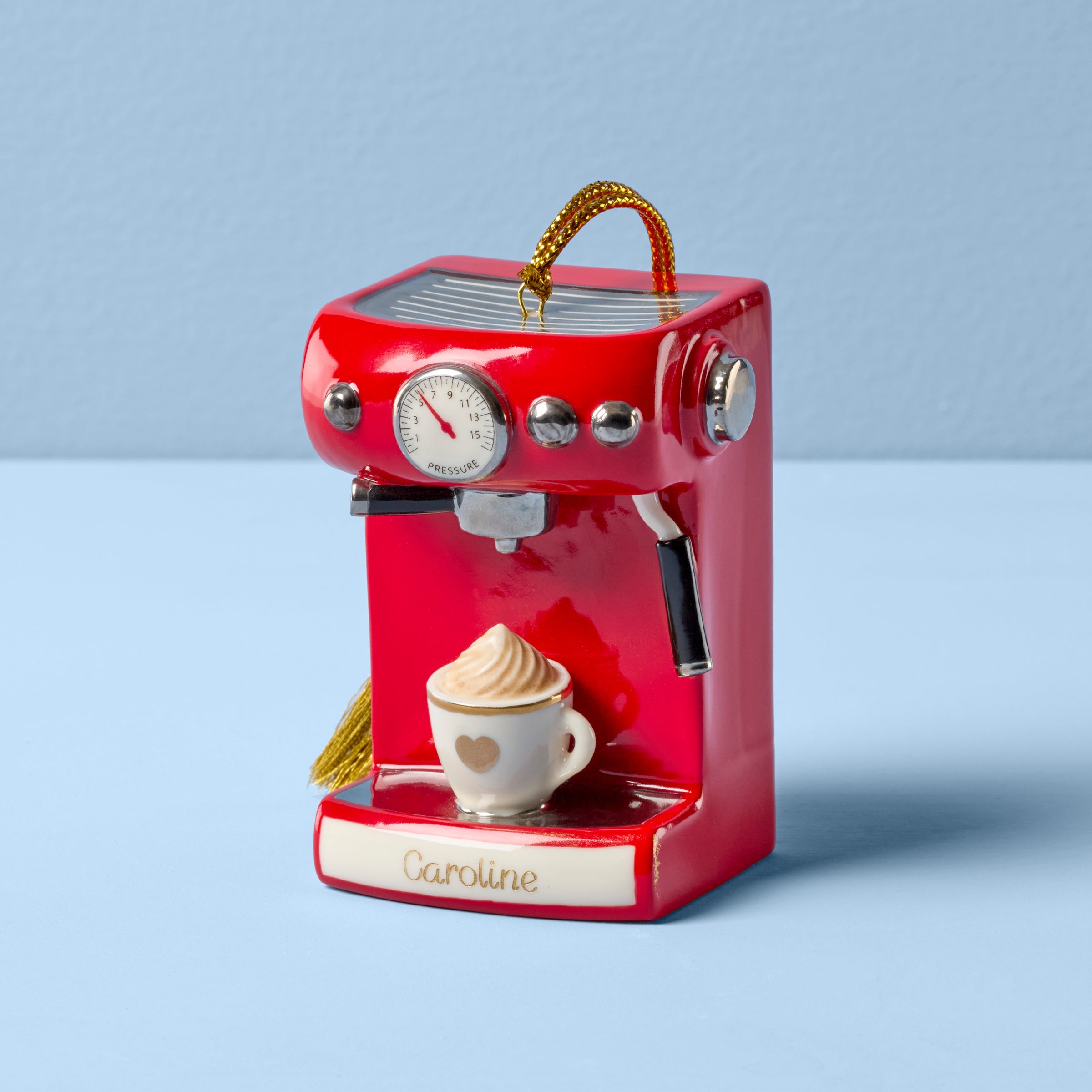 Lenox Westmore Personalized Espresso Lover Ornament