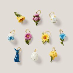 Lenox Westmore Floral Easter 10-Piece Mini Ornament Set