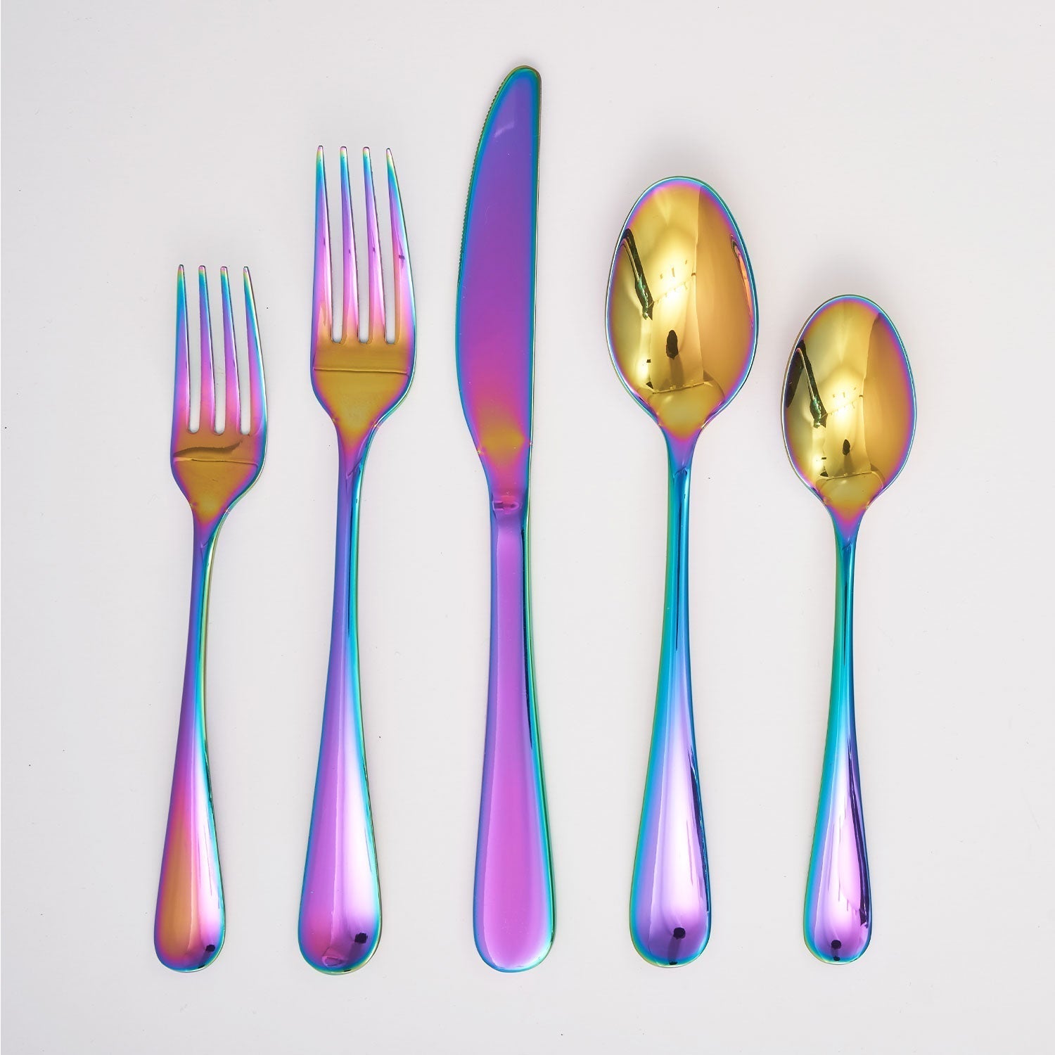Lenox Westmore Rhiannon Rainbow Mirror 20-Piece Flatware Set - Image 3