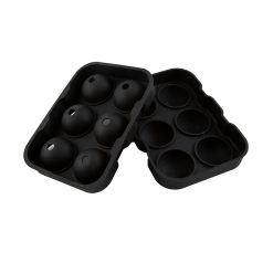 Alternative view of Lenox Westmore Black Round Silicone Ice Mold