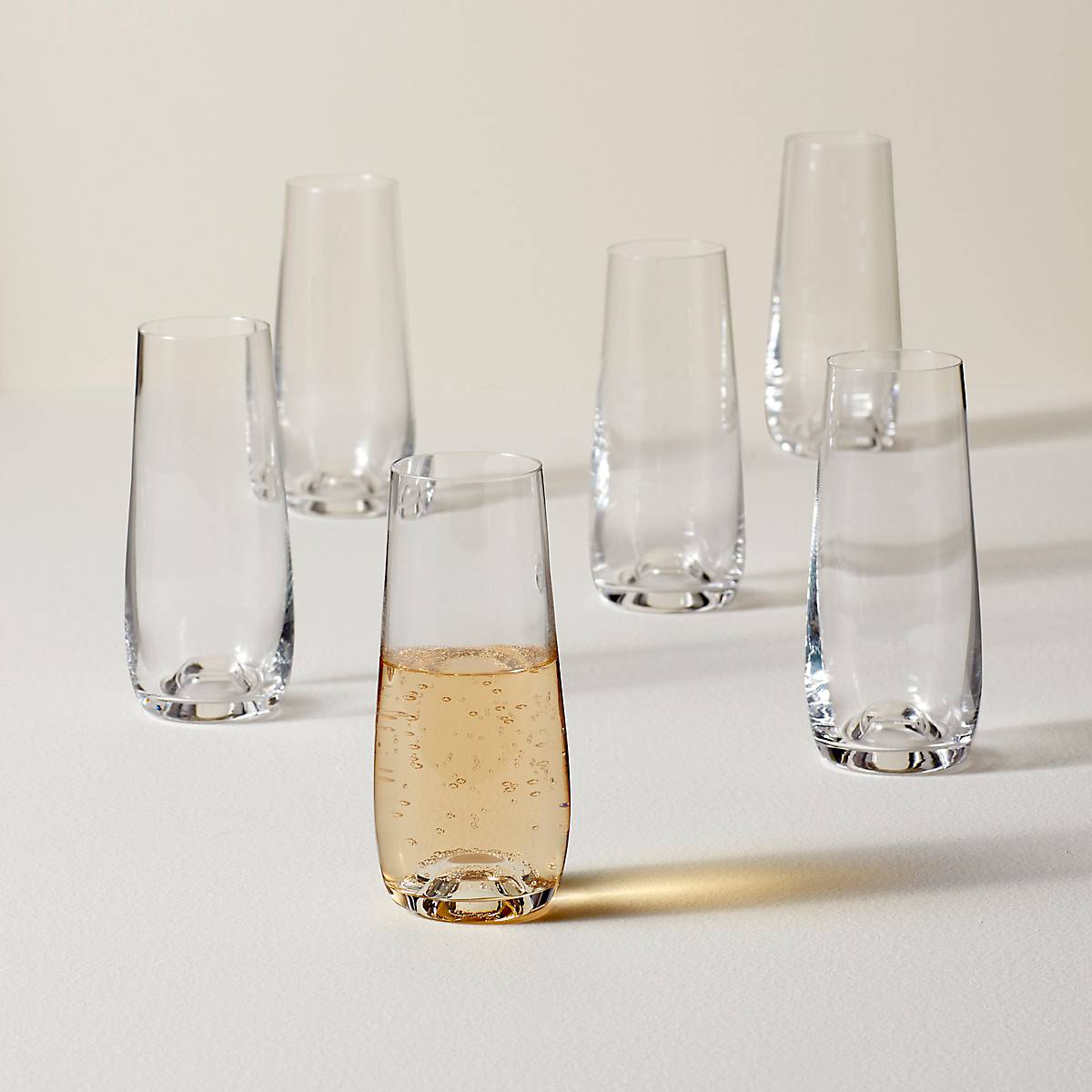 Lenox Westmore Tuscany Classics Stemless Flute Glasses, Set of 6 - Image 2
