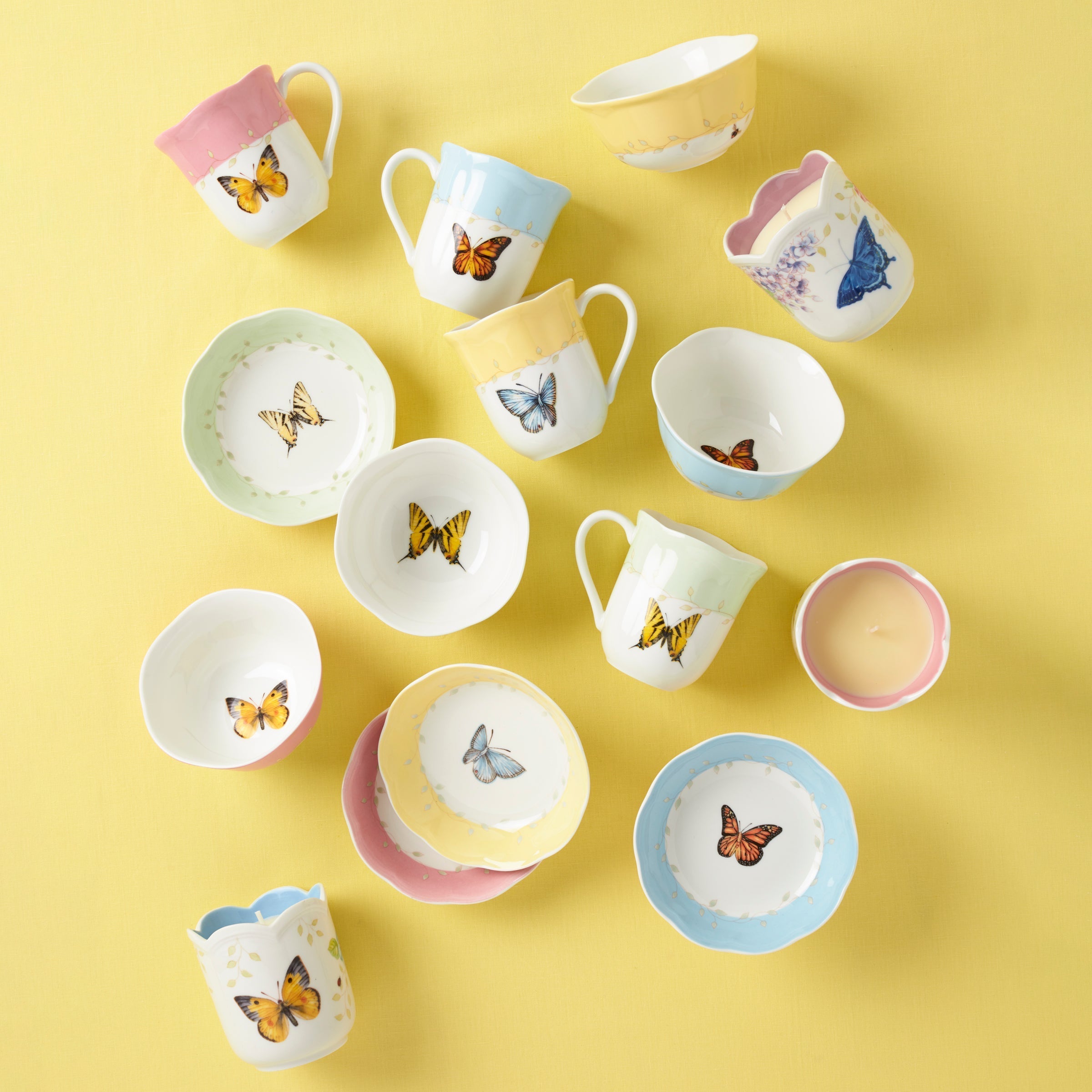 Lenox Westmore Butterfly Meadow Colors 4-Piece Dessert Bowl Set - Image 8