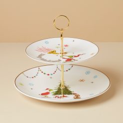 Lenox Westmore Merry Grinchmas 2-Tiered Server