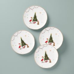 Lenox Westmore Merry Grinchmas Dinner Plates, Set of 4