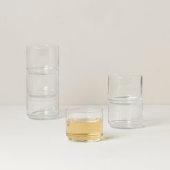 Alternative view of Lenox Westmore Tuscany Classics Stackable Clear Short Glasses, Set of 6