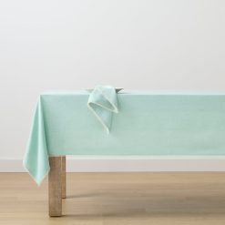 Alternative view of Lenox Westmore French Perle Ice Blue 60x84 Tablecloth